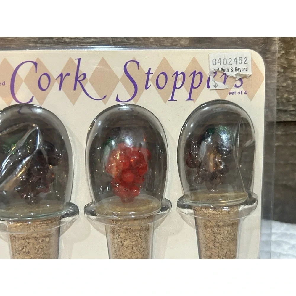 Meadowsweet‎ Kitchens Glass Top Cork Stoppers Wine Bottles